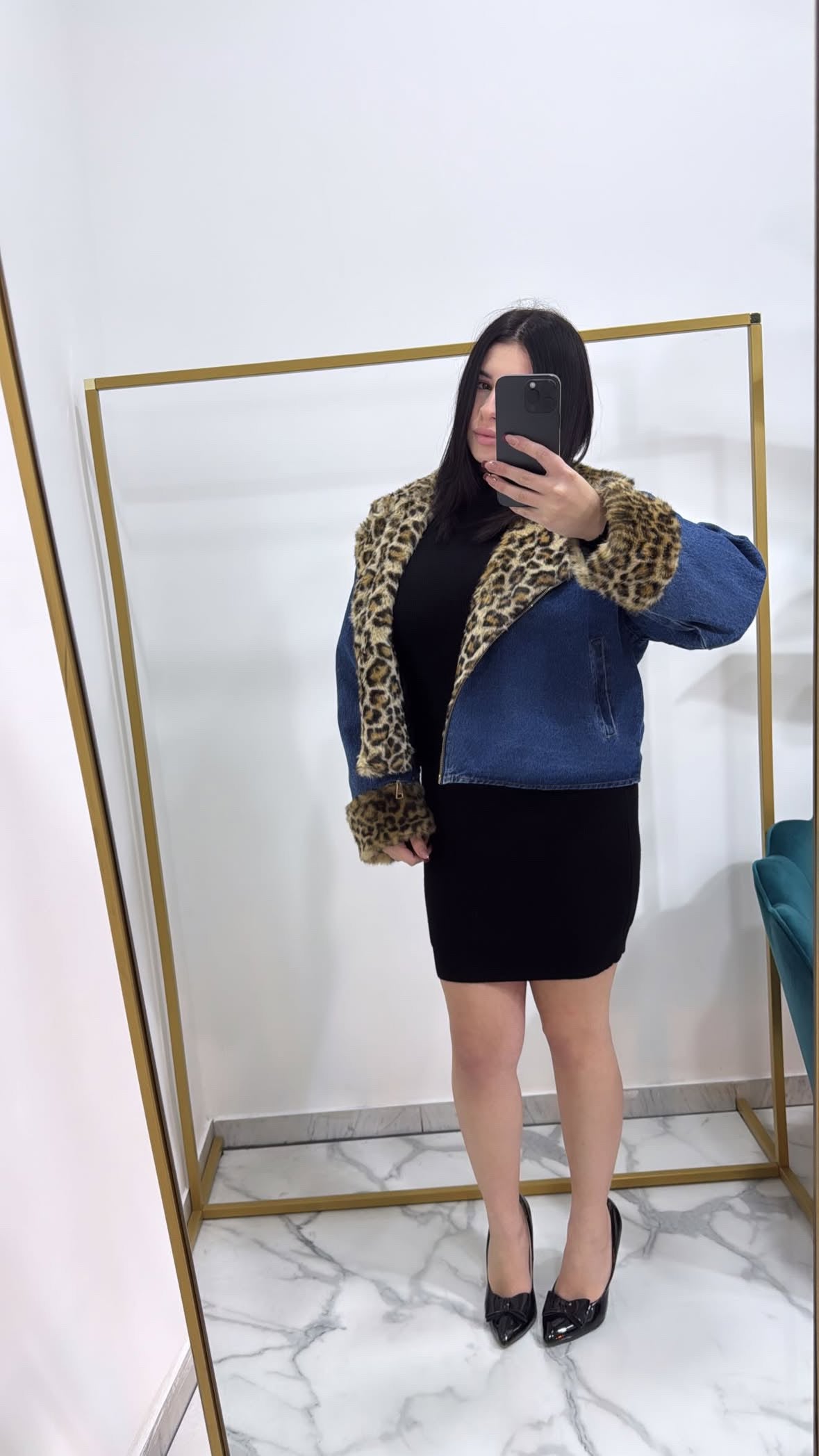 Giubbotto pelliccia/jeans