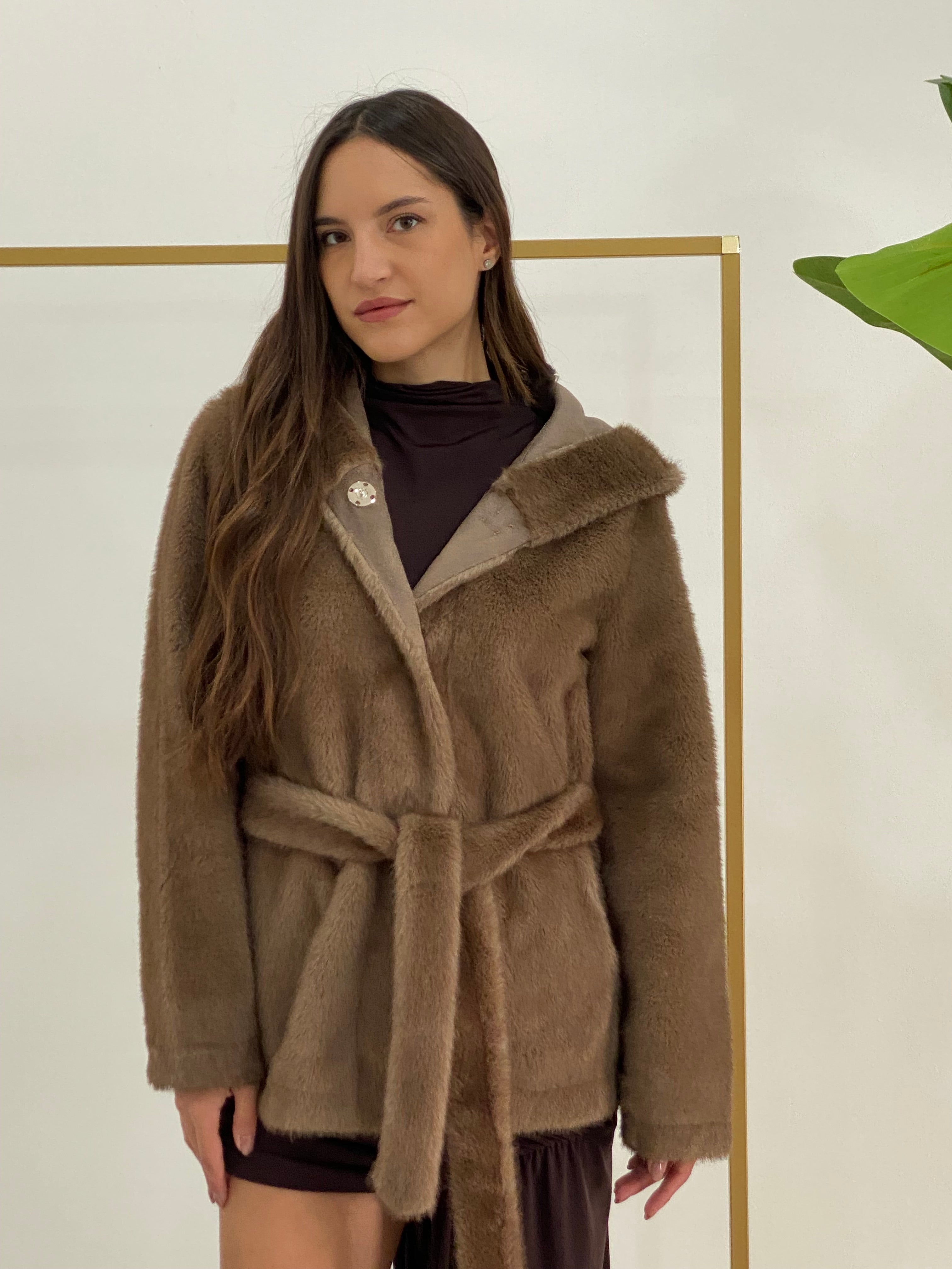 Eco pelliccia Brown