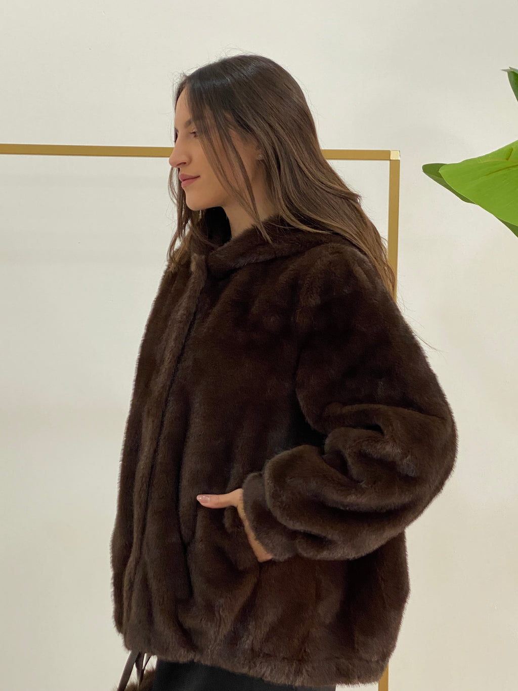 Eco-pelliccia chocolate