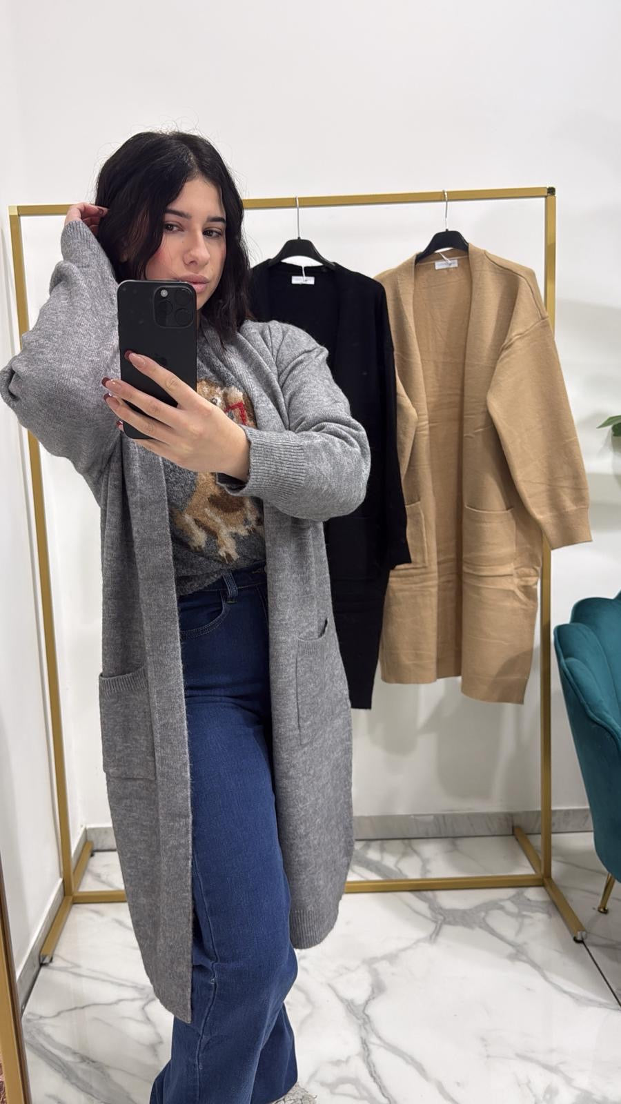 Cardigan lungo